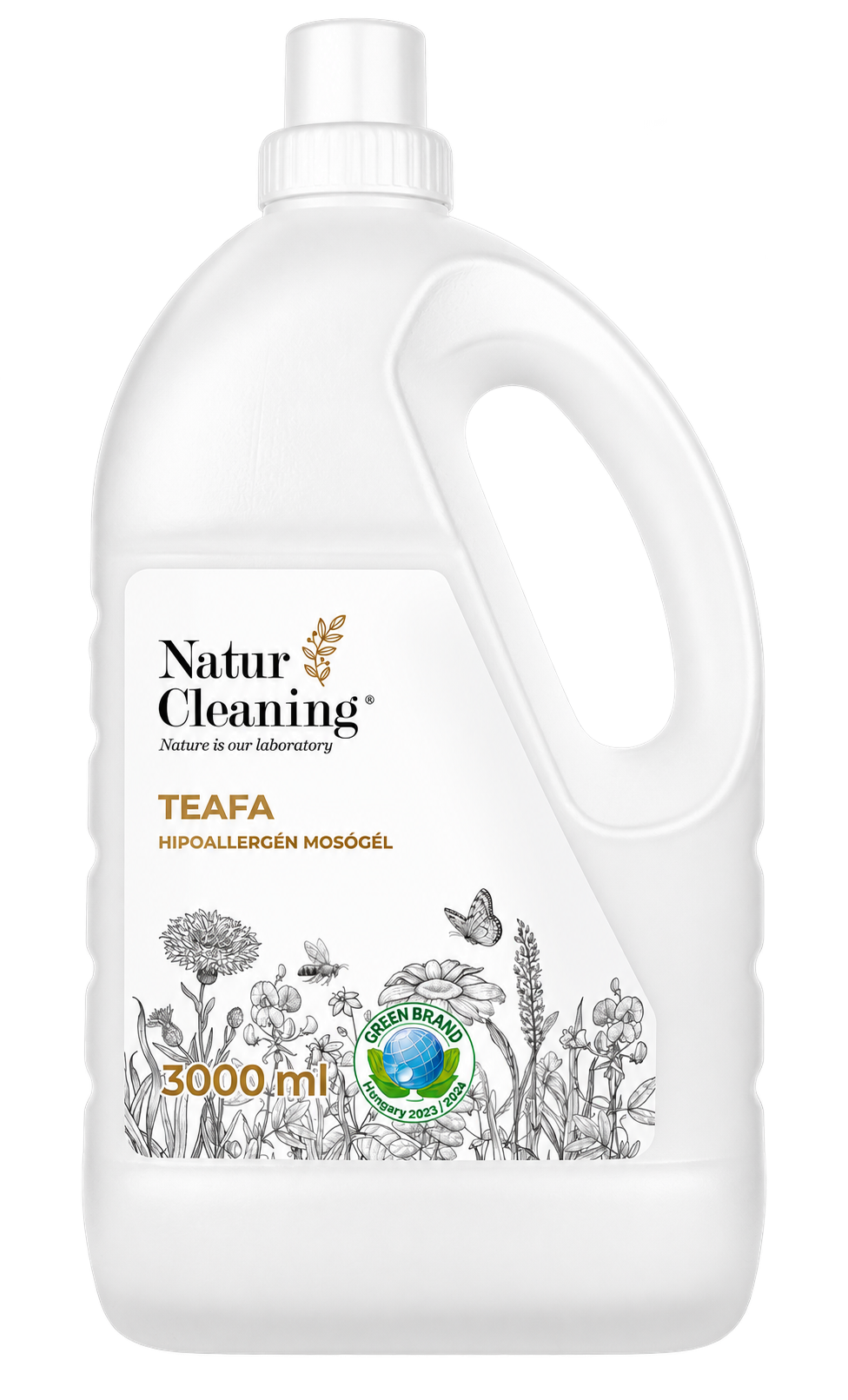 Naturcleaning Teafa-Aloe hipoallergén mosógél 3 liter